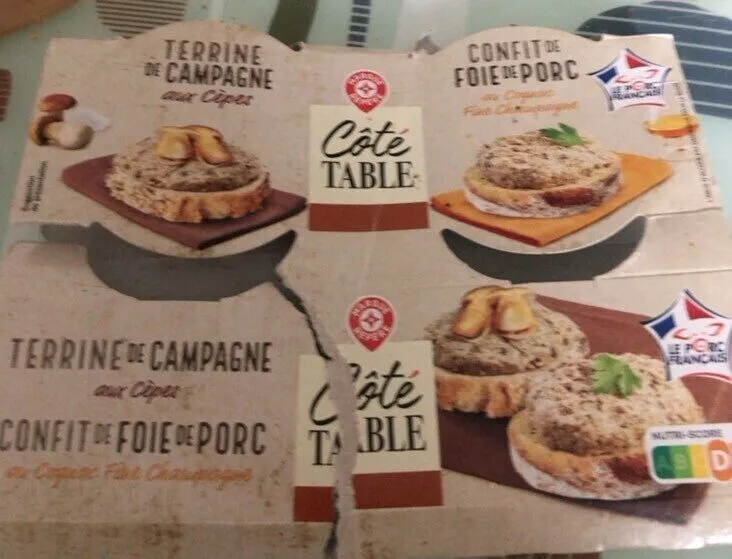 Terrine de campagne aux cèpes
