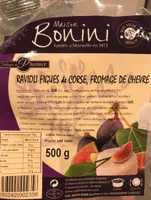 Raviolis figues de corse, fromage de chevre