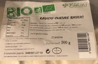 Ravioli chevre basilic