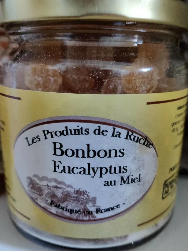 Bonbons eucalyptus au miel