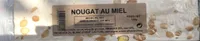 Nougat au miel