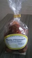Petits  financiers citron/miel