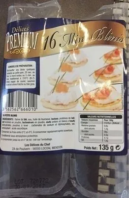16 minis blinis