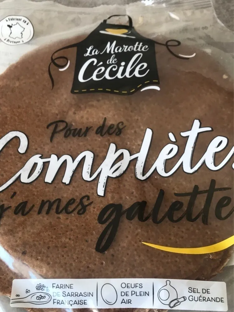 Pour des complètes y’a mes galettes!