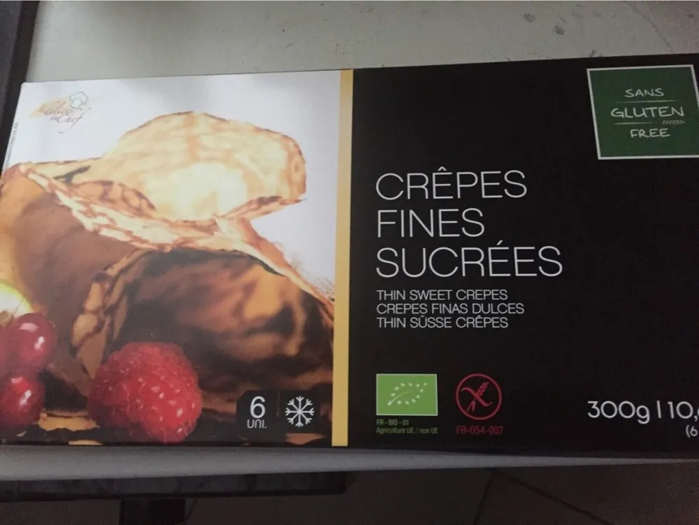 Crêpes fines sucrées