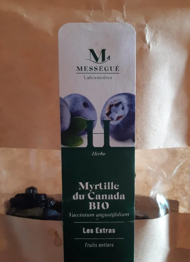 Myrtilles du Canada fruits entiers bio