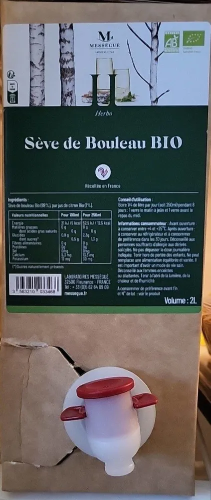Sève de bouleau