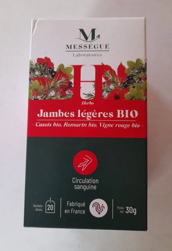 Jambes légères bio infusion