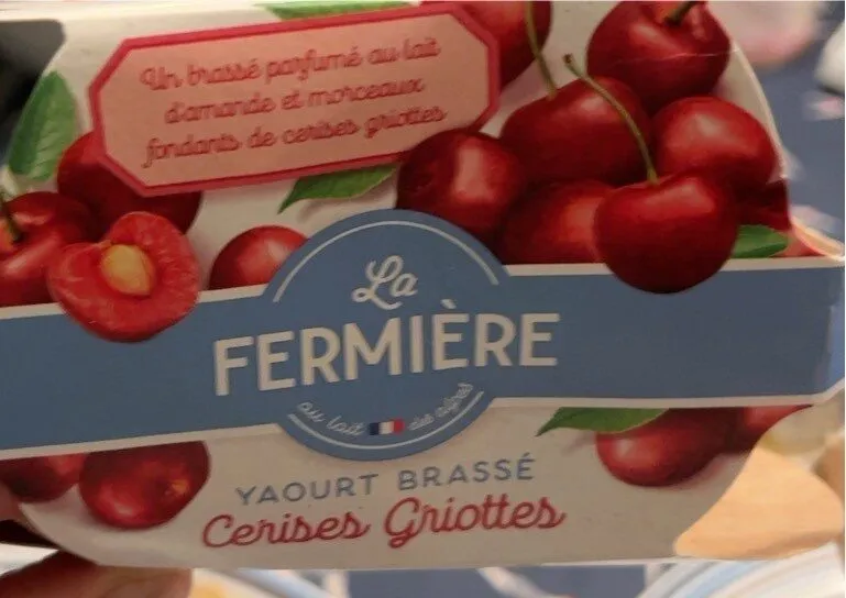 Yaourt brassé cerise griotte