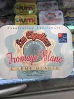 Glace fromage blanc LES CIGALINES, 1 litre