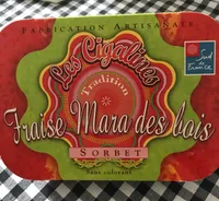 Sorbet fraise mara des bois
