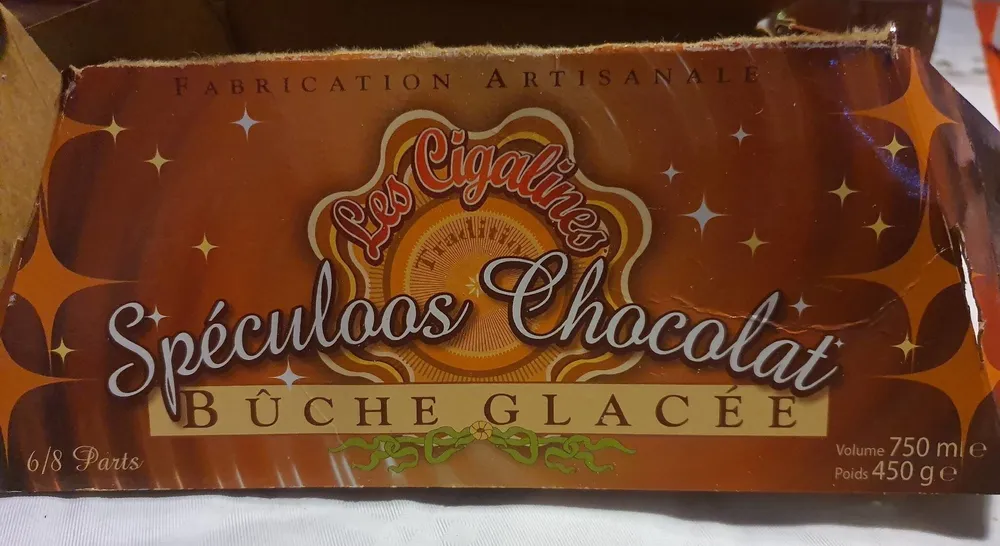 Bûche Glacée Spéculoos Chocolat