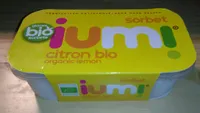 Glace au citron bio