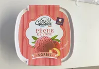 Sorbet pêche de vigne