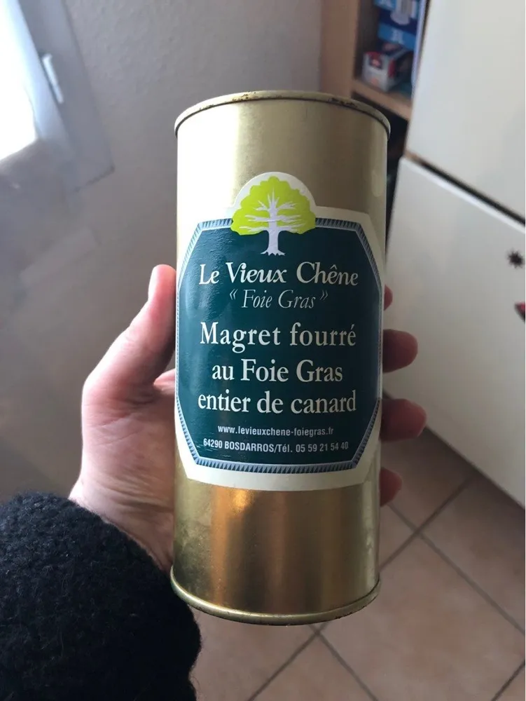 Magret fourré au foie gras entier de canard