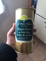 Magret fourré au foie gras entier de canard