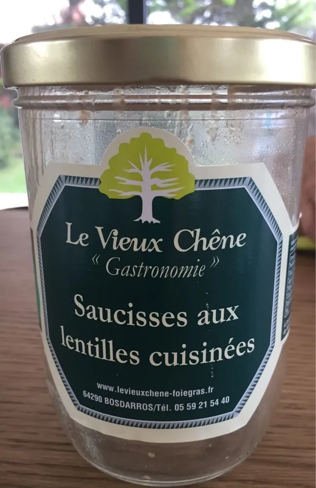 Saucisses aux lentilles