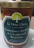 3 Saucisses Confites à la Piperade Béarnaise