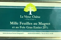 Mille feuilles au magret et au foie gras entier 25%
