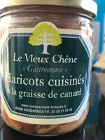 Haricots cuisines a la graisse de canard