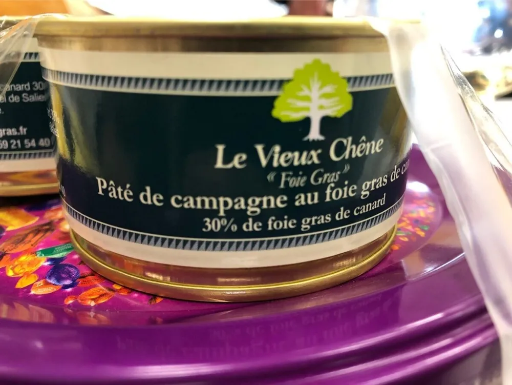 Pate de campagne au foie gras