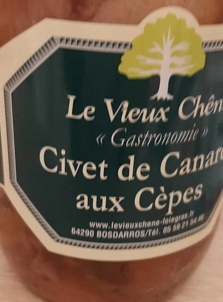 Civet canard aux cepes