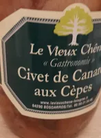 Civet canard aux cepes