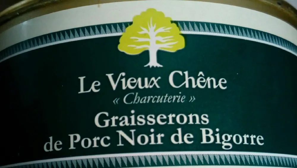 Graisserons de porc noir de bigorre