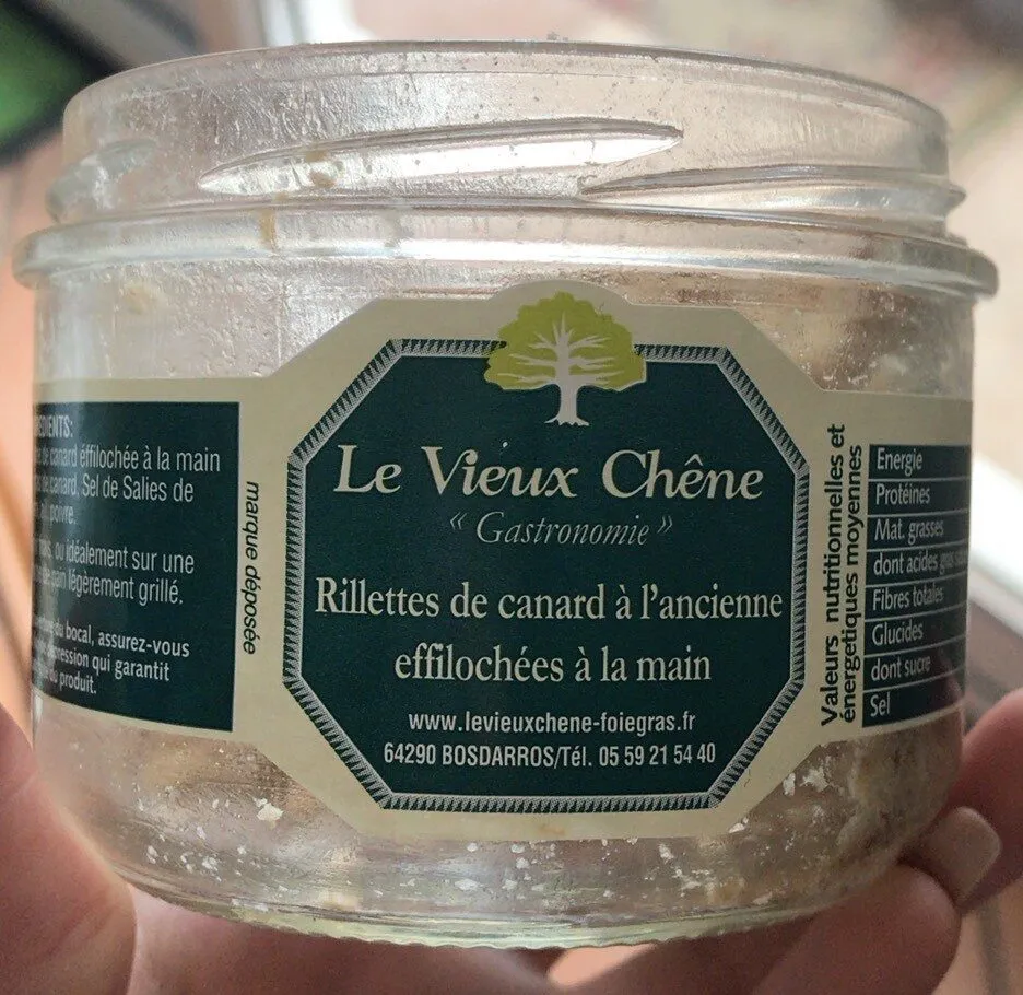 Rillettes de canard à l’ancienne effilochées à la main