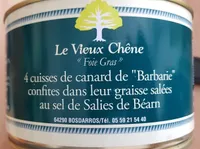 4 cuisses de canard de "Barbaries"