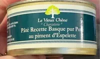 Pâté recette badque pur porc au piment d’espelette