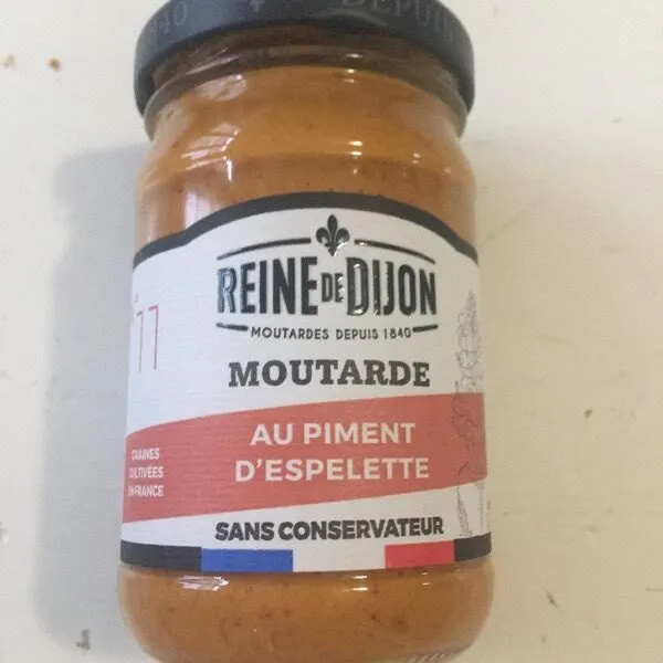 Moutarde piment d’espelette
