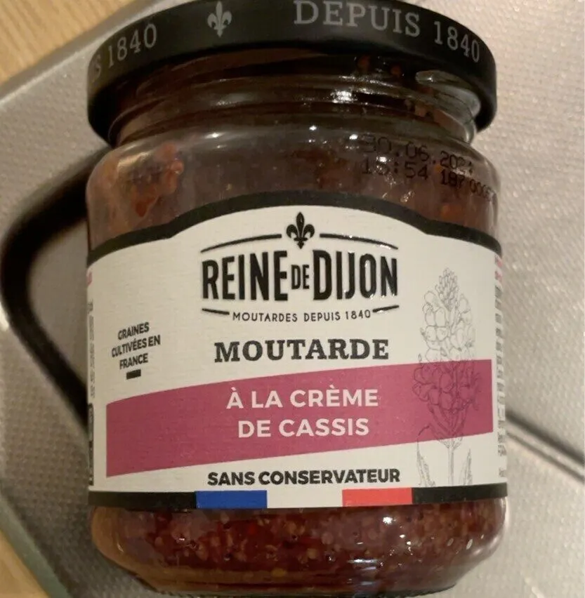 Moutarde a la creme de cassis