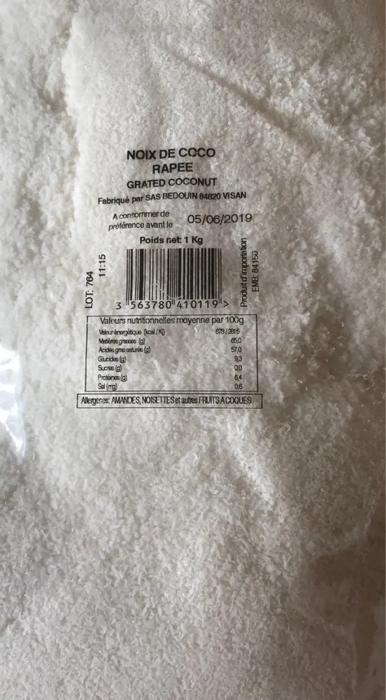 NOIX DE COCO RAPEE