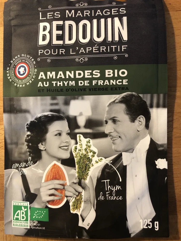 Amandes bio au thym de France
