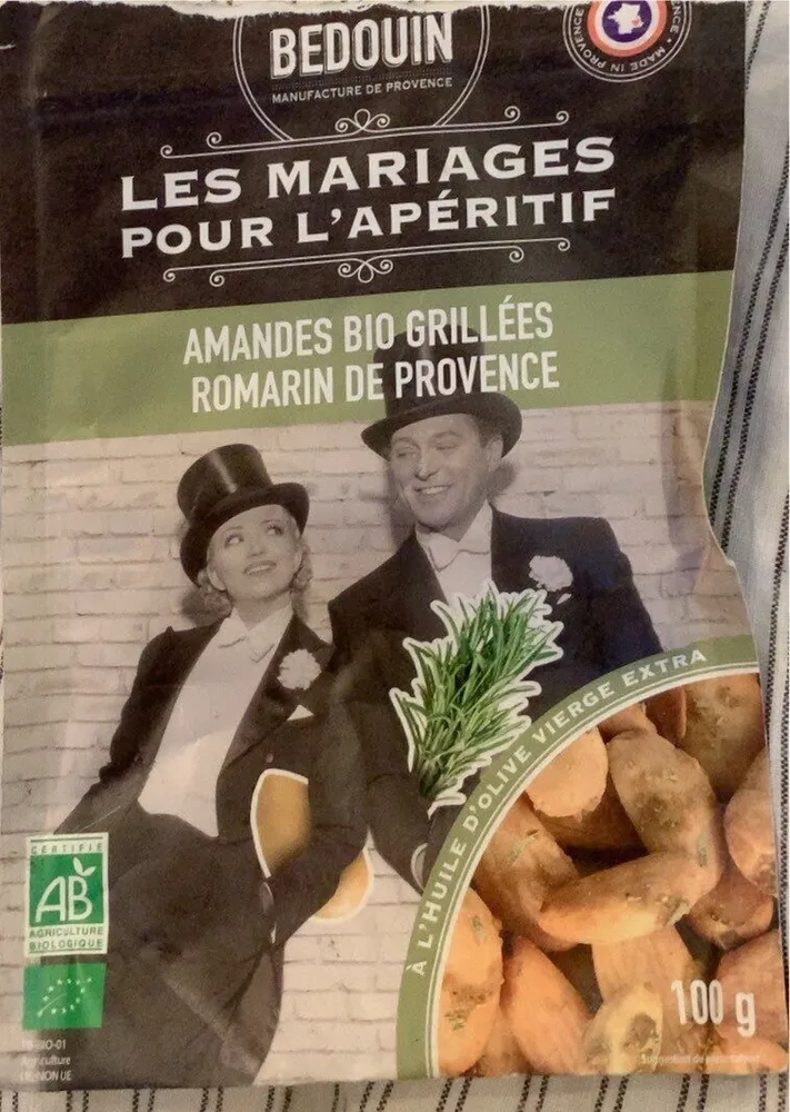 Amandes bio grillées Romarin de Provence