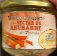Terrine a la rhubarbe et au nectar de rhubarbe