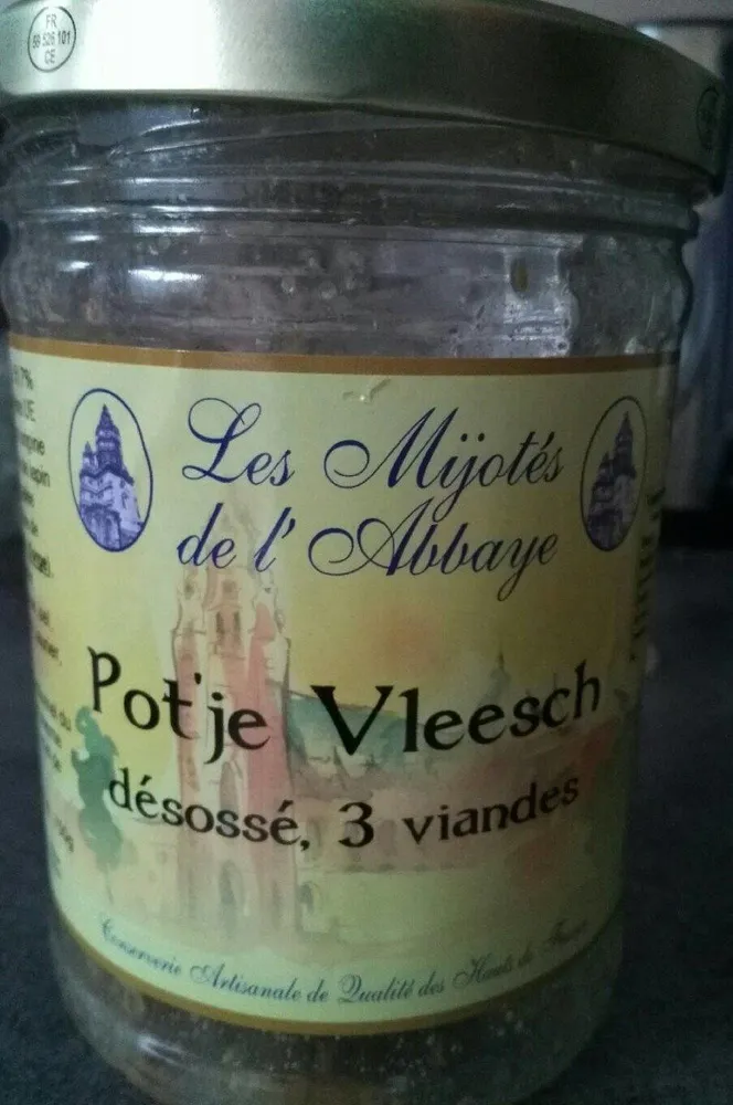 Pot´je vleesch désossé, 3 viandes