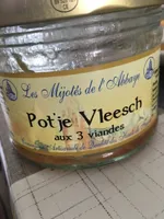 Pot'je vleesch avec os 3 viandes