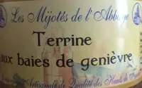 Terrine aux baies de genièvres