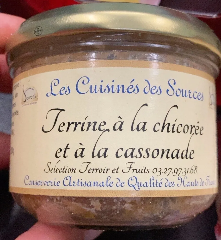 Terrine gravelinoise à la bière et à la chicorée Lutun