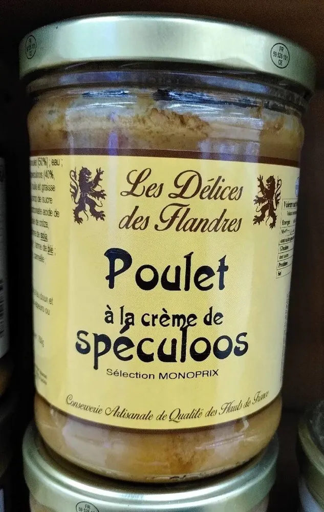 Poulet à la crème de spéculoos