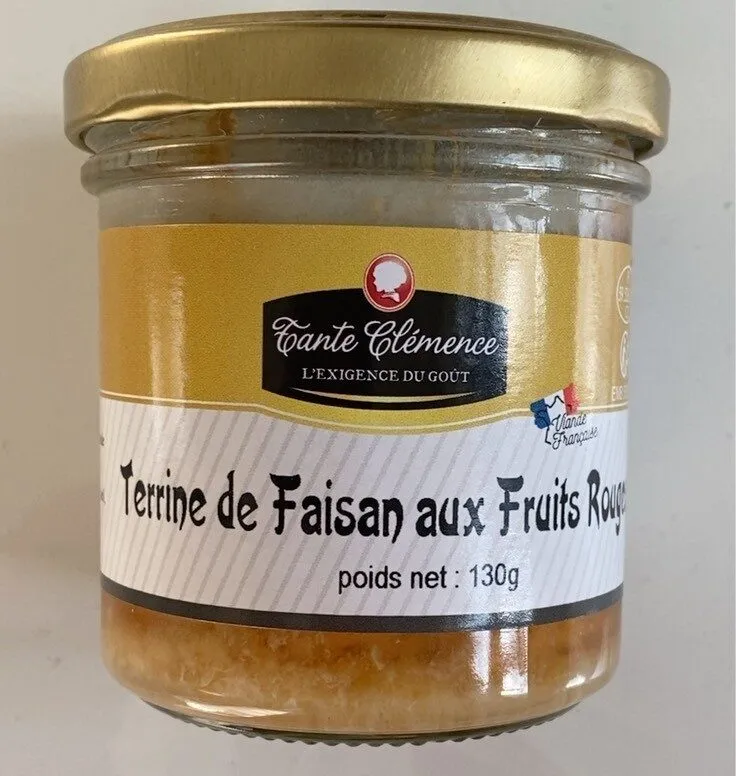 Terrine de faisant aux fruits rouges