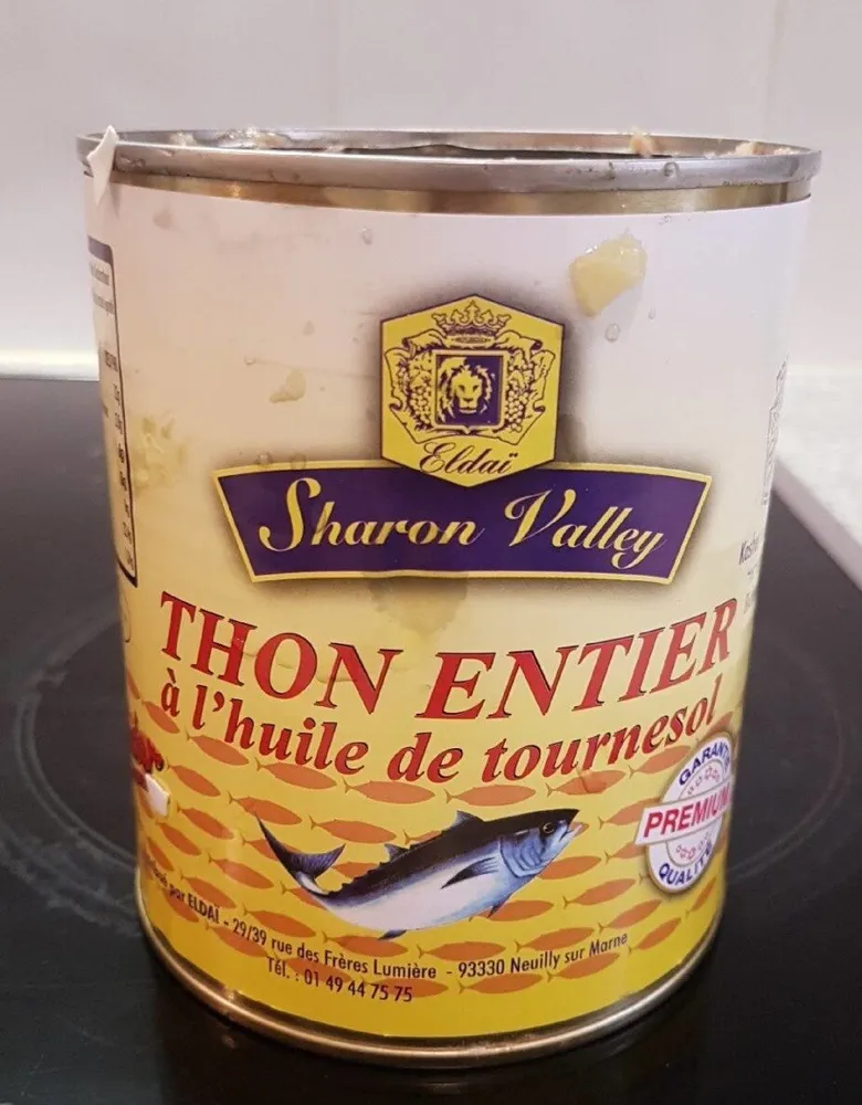 Thon entier à l'huile de tournesol