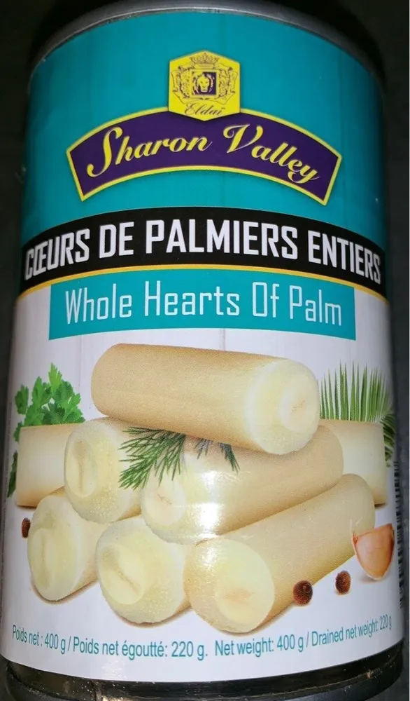 Coeur de palmiers entiers