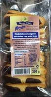 Madeleines longues marbrees