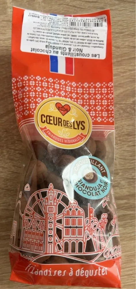 Les croustillants au chocolat noir et Gianduja