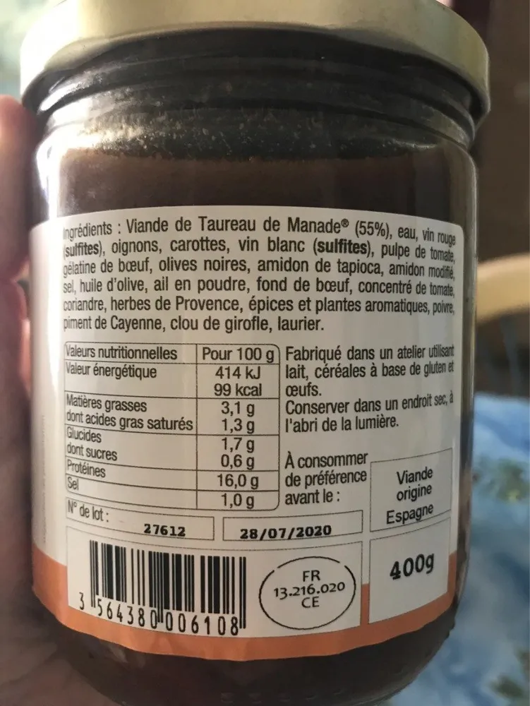 Gardianne de taureau de Manade