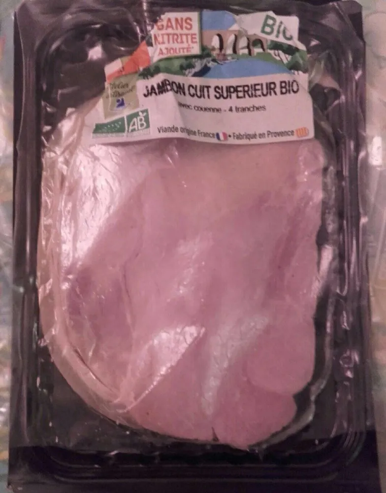 Jambon cuit supérieur bio