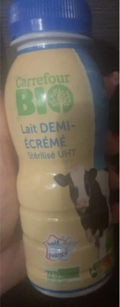Lait demi écrémé stérilise UHT